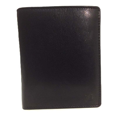 Billetera grande de Piel JL Classic en color Negro