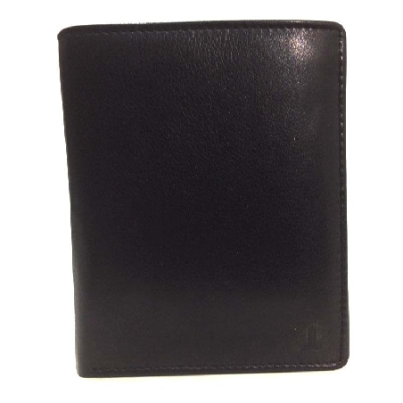 Billetera grande de Piel JL Classic en color Negro