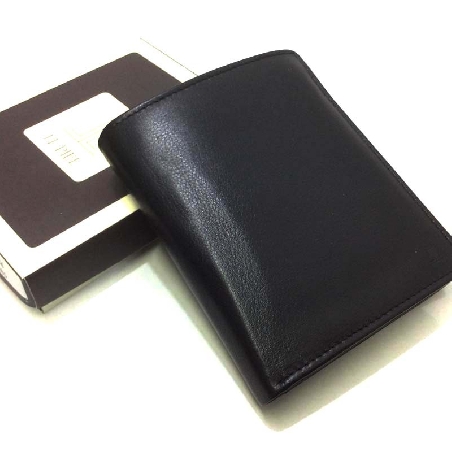 Billetera grande de Piel JL Classic en color Negro