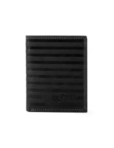 Cartera para chico Wildzone streak piel Negra