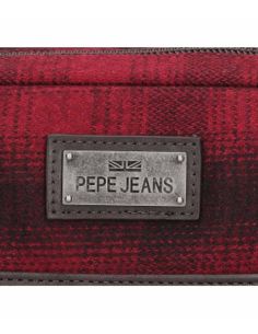 Bolso Tablet de Pepe Jeans Scotch en color Marron y Rojo