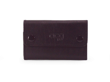 Llavero de Piel ACQ con 6 llaves color Marron