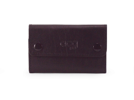 Llavero de Piel ACQ con 6 llaves color Marron
