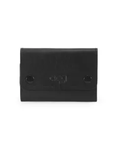 Llavero de Piel ACQ con 8 llaves color Negro