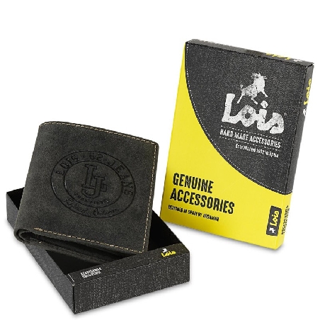 Cartera de Hombre Lois Brock en Piel Negra
