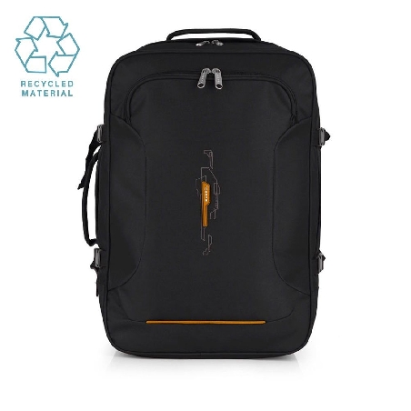 Mochila de Viaje Válida para Cabina Gabol eco Week Negra