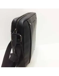 Bolso de piel para hombre D&L en Negro tamaño mediano 2