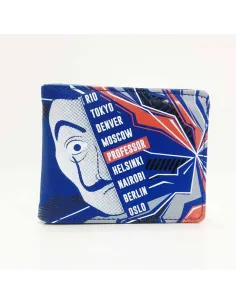 Monedero Juvenil diseño Casa de Papel Azul