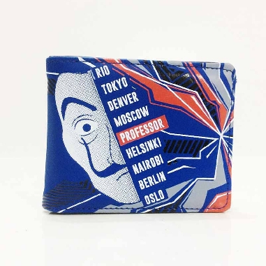 Monedero Juvenil diseño Casa de Papel Azul