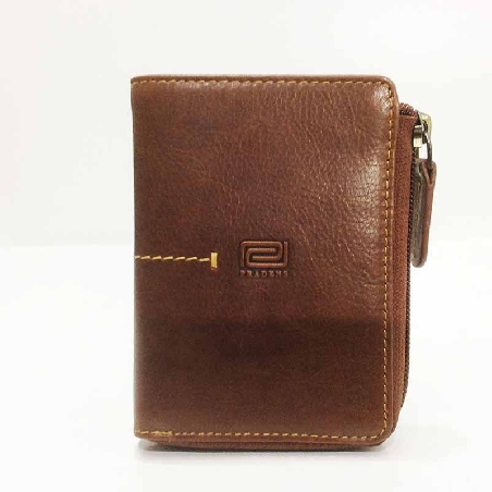 Cartera para hombre de piel Palma con cierre de cremallera Cuero