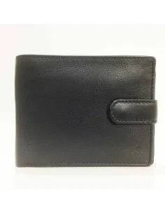 Cartera Americana grande de Piel JL Classic en color Negro