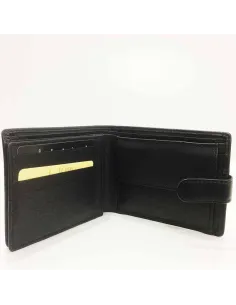 Cartera Americana grande de Piel JL Classic en color Negro 2