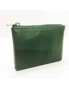 Monedero de JL Piel con tres Apartados en Verde