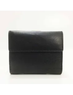 Mini Billetero para Mujer de Piel Alejandria en Negro 2