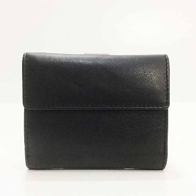 Mini Billetero para Mujer de Piel Alejandria en Negro