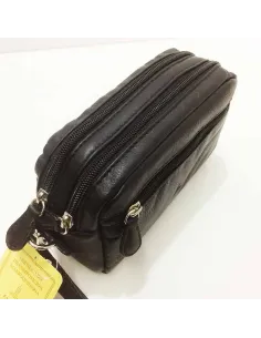 Bolso de Mano para Hombre en Piel JL Negro 2