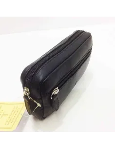 Bolso para llevar al Cinturon de Piel JL en Negro 2