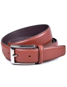 Cinturon hombre talla grande Bellido color Cuero