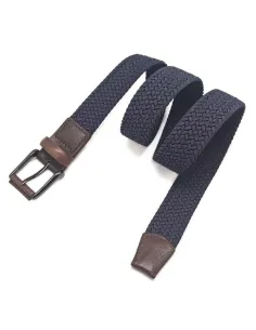 Cinturon Trenzado para Hombre en Azul Marino Dalvi