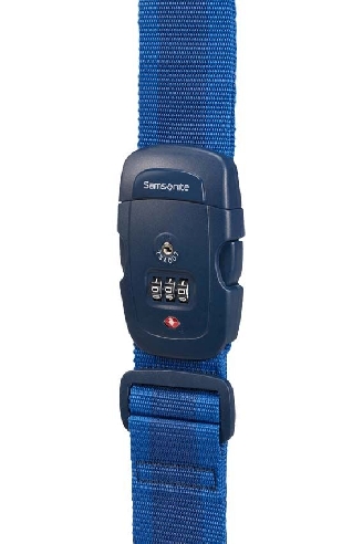 correa para equipaje de viaje Samsonite TSA Azul