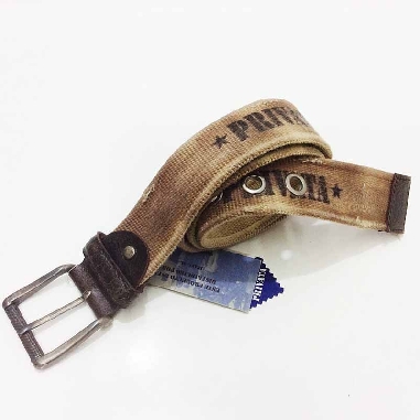 Cinturon de lona hombre Privata envejecido