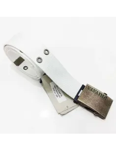 Cinturon de lona privata en Blanco Chapon 2