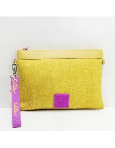 Bolso cartera de caminatta Papagayo en color Mostaza