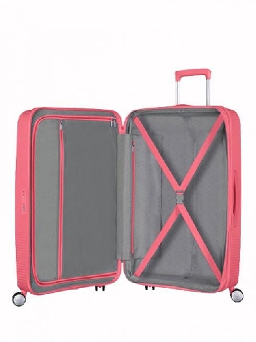 Maleta American Tourister soundbox Rosa Mediana