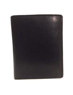 Billetera grande de Piel JL Classic en color Negro