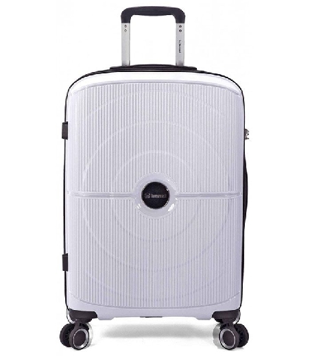 Maleta barata Grande Benzi expandible Blanca PP