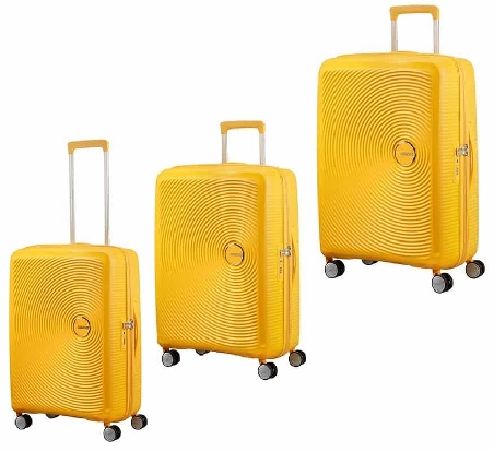 Set de maletas American Tourister Soundbox Amarillas
