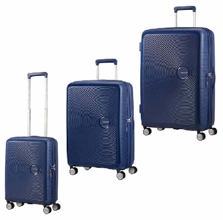 Set de maletas American Tourister Soundbox Azul Marino