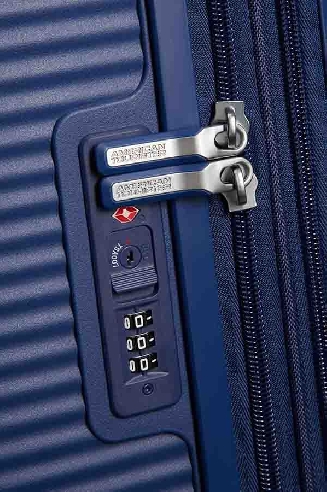 Set de maletas American Tourister Soundbox Azul Marino
