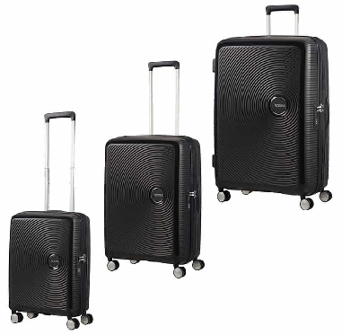 Conjunto de maletas American Tourister Soundbox Negras