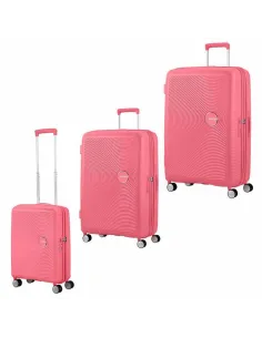 Conjunto de maletas American Tourister Soundbox Rosas
