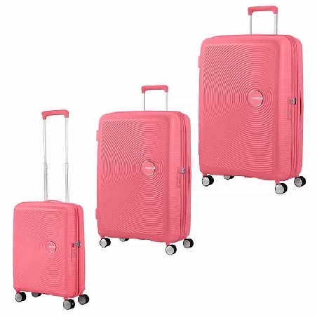 Conjunto de maletas American Tourister Soundbox Rosas