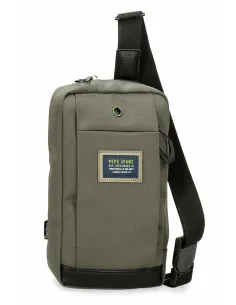Bandolera Riñonera hombre de Pepe Jeans Leighton Caqui
