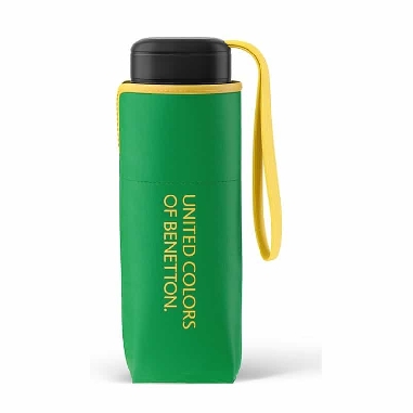 Paraguas ultra mini Benetton Assorted Verde