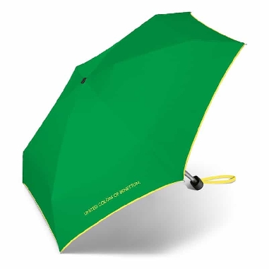 Paraguas ultra mini Benetton Assorted Verde