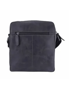 Bandolera hombre Piel artesanal Nature Wildzone Negro 2