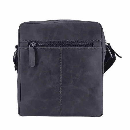 Bandolera hombre Piel artesanal Nature Wildzone Negro