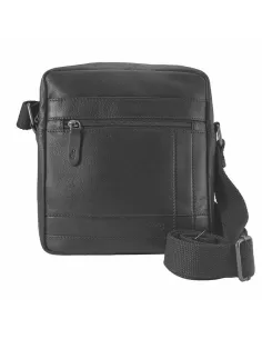 Bolso hombre Piel artesanal ACQ Apolo Negro