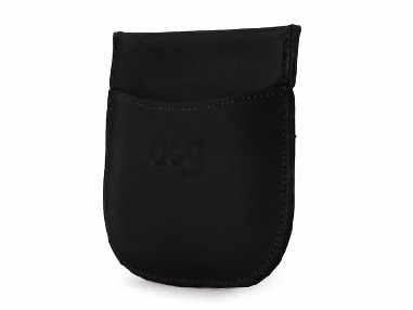 Monedero fleje hombre en Piel ACQ Negro