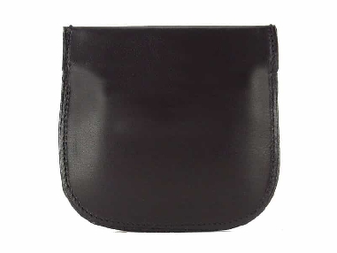 Monedero fleje hombre en Piel ACQ Negro