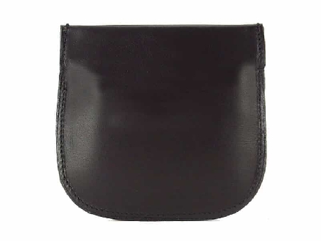 Monedero fleje hombre en Piel ACQ Negro