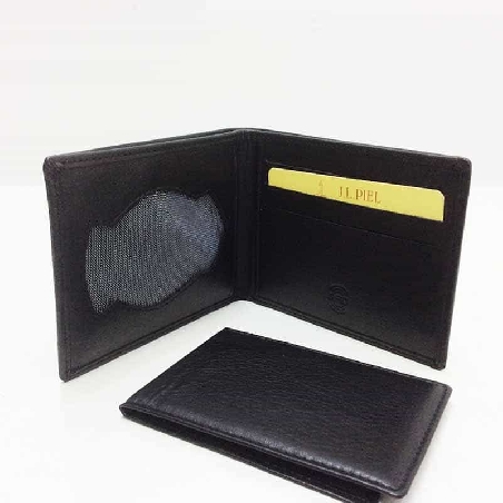 Cartera Policía Nacional artesanal JL Piel Negra