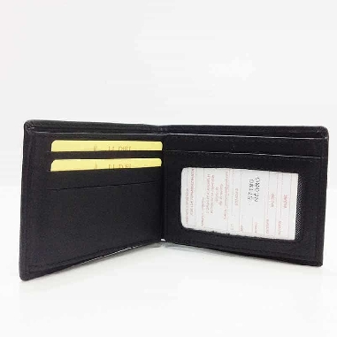 Americana multi-tarjeta de Piel JL Classic en color Negro