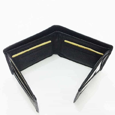 Americana multi-tarjeta de Piel JL Classic en color Negro