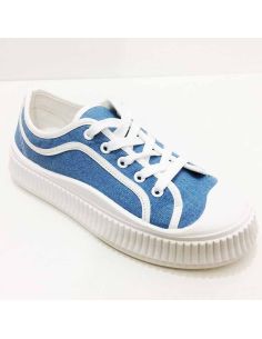 Zapatillas bamba para chica color Azul
