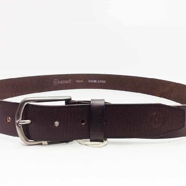 Cinturon cuero Hombre Kronos en Marron